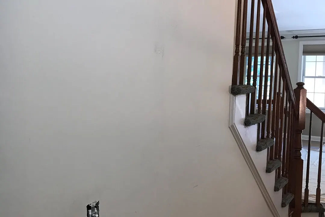 Staircase wall project in Bedminster, NJ